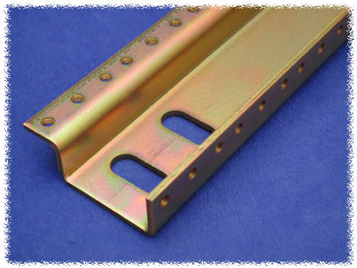 Tapped Rail - Zinc Plated